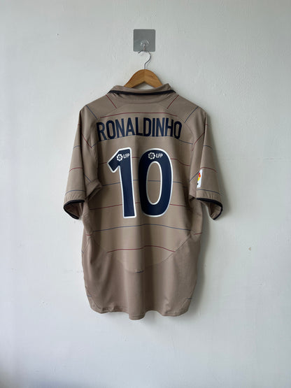 (L) Barcelona 2003-05 Away Shirt Ronaldinho #10