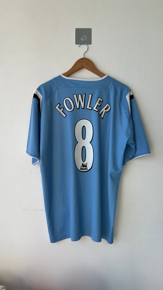 Manchester City 2004-06 Home Shirt Fowler #8 (L fits XL)