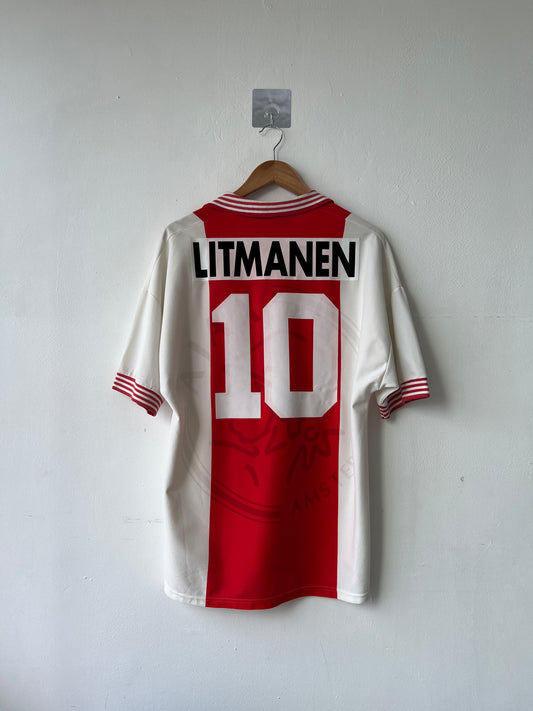 (L) Ajax 1995-96 Home Shirt Litmanen #10