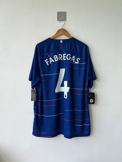(XXL) Chelsea 2018-19 Home Shirt Fabregas #4 (NEW)