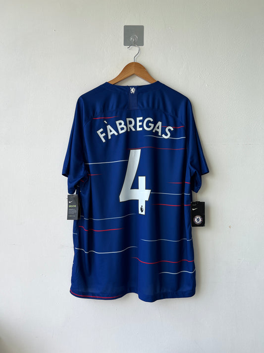 (XXL) Chelsea 2018-19 Home Shirt Fabregas #4 (NEW)