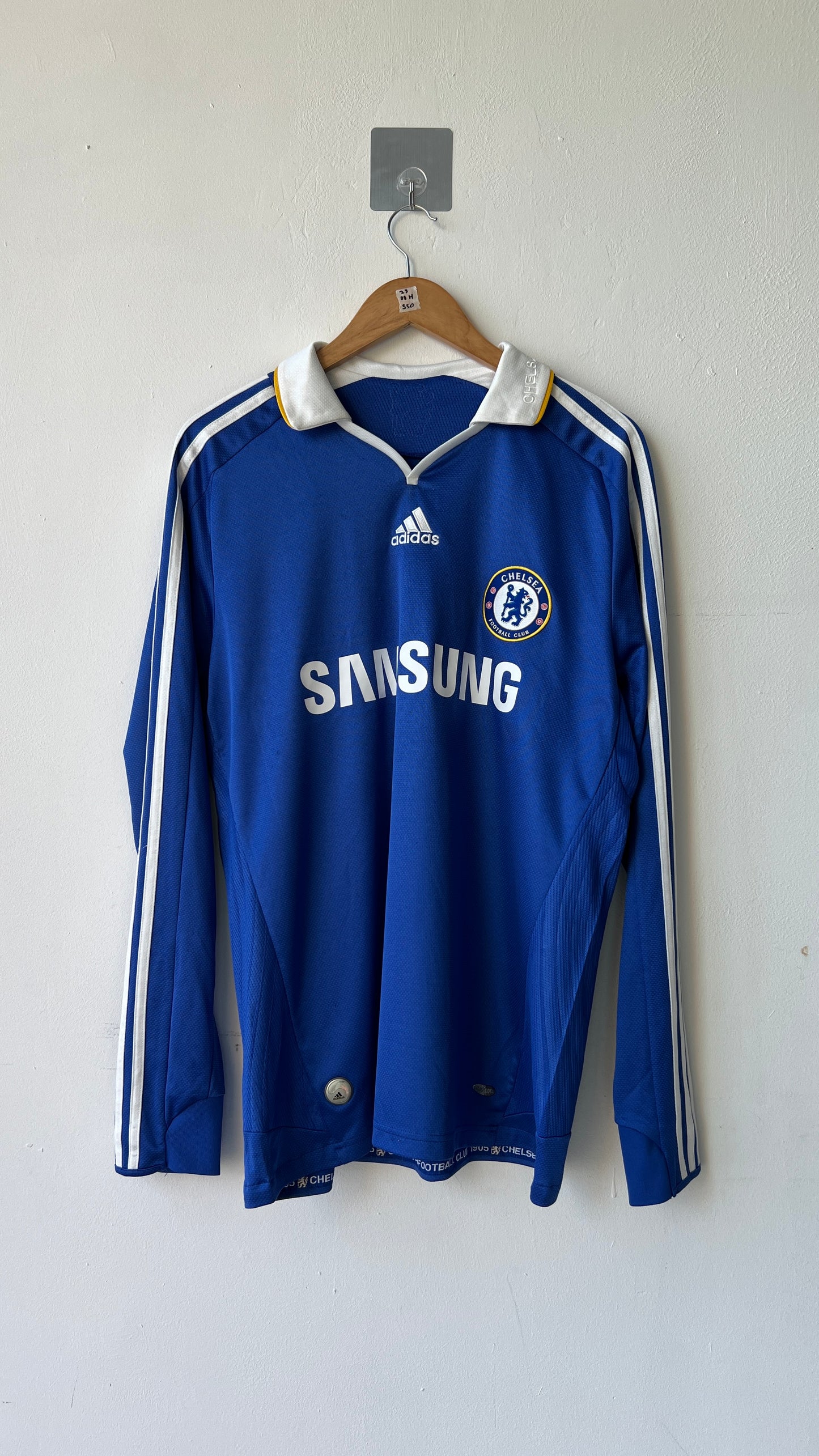 Chelsea 2008-09 Home L/S Shirt Drogba #11 (L)