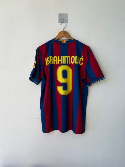 (M) Barcelona 2009-10 Home Shirt Ibrahimovic #9
