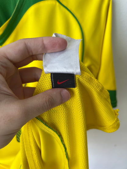 (S) Brazil 2004-06 Home Shirt Ronaldo #9