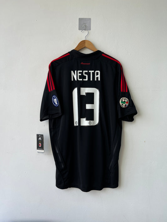 (XL) AC Milan 2008-09 Third Shirt Nesta #13 (NEW)