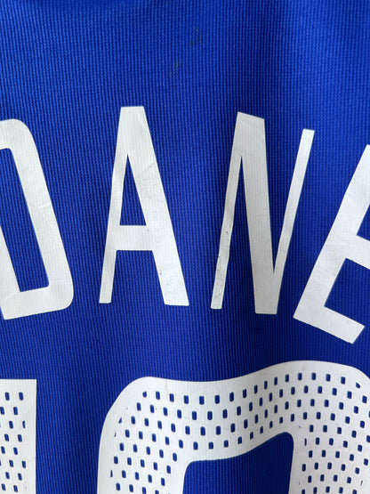 (S fits M) France 2002-04 Home Shirt Zidane #10