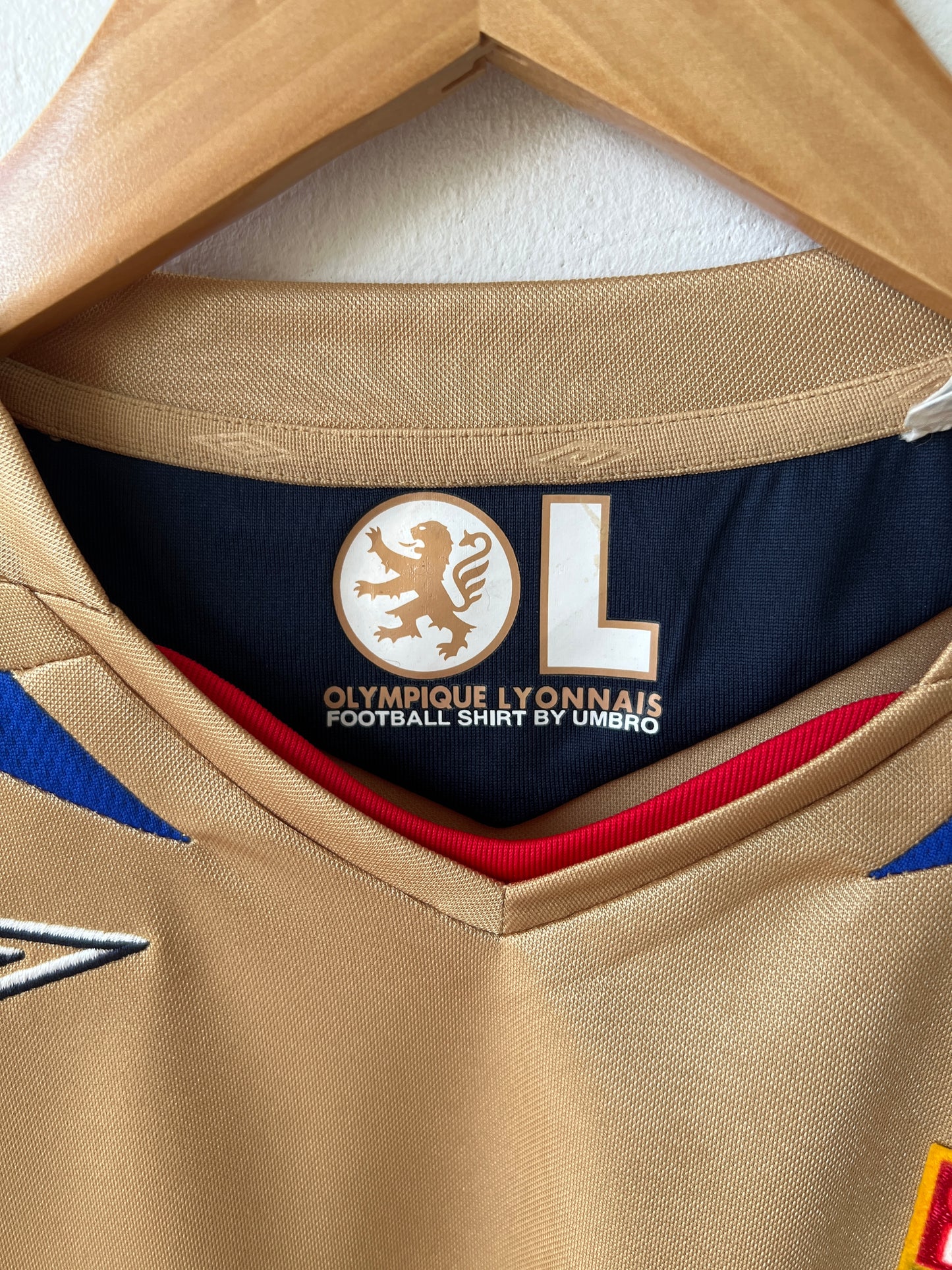 (M) Olympique Lyon 2007-08 Away Long Sleeve Shirt Benzema #10