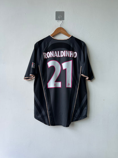 (M) PSG 2001-02 Third Shirt Ronaldinho #21