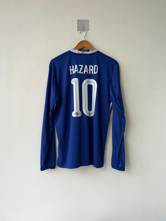 (L) Chelsea 2016-17 Home Long Sleeve Shirt Hazard #10