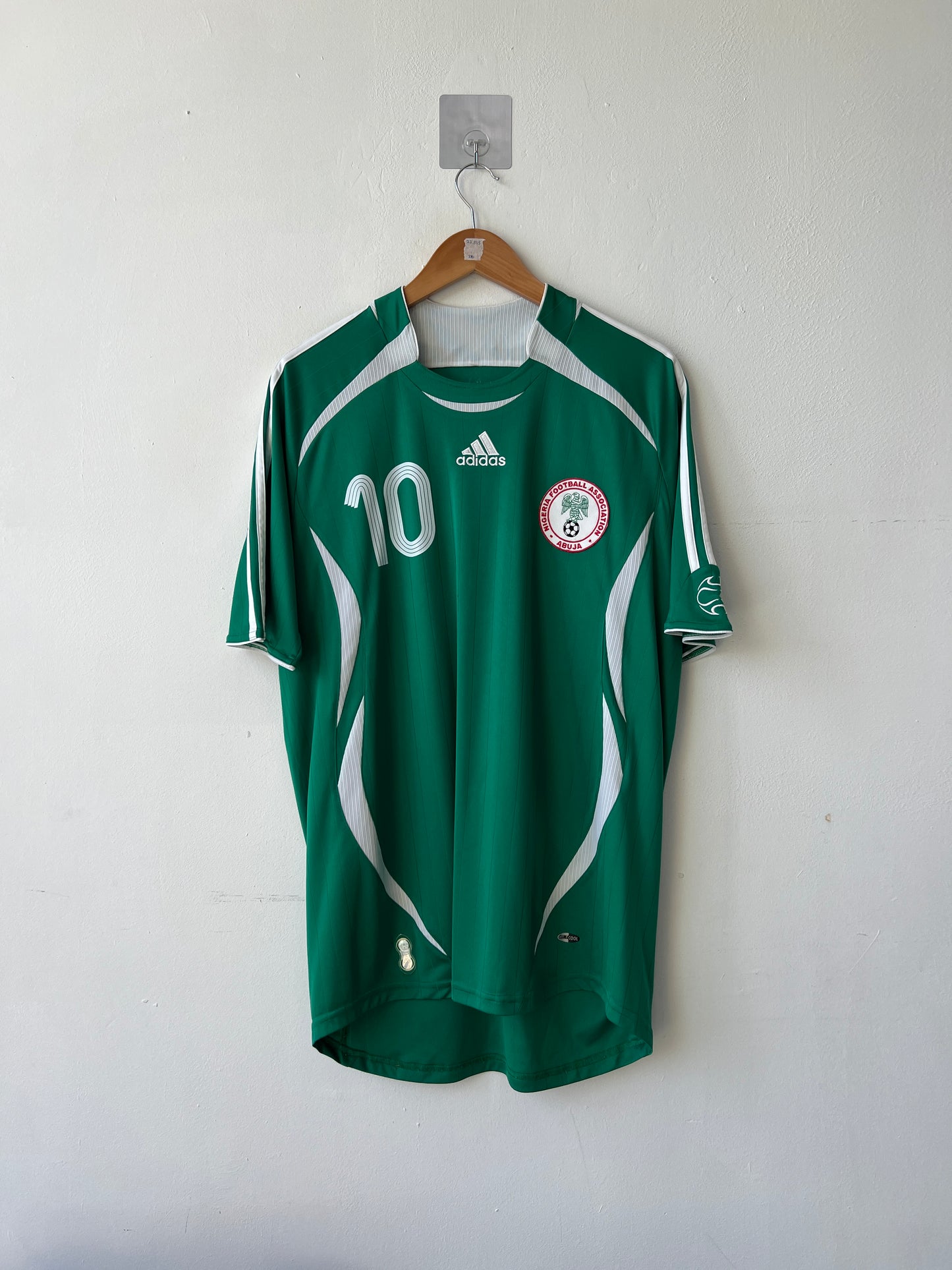 (L) Nigeria 2006-07 Home Shirt Okocha #10