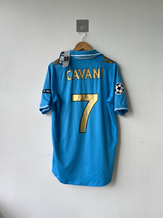 (XL fits M) Napoli 2011-12 CL Home Shirt Cavani #7 (NEW)