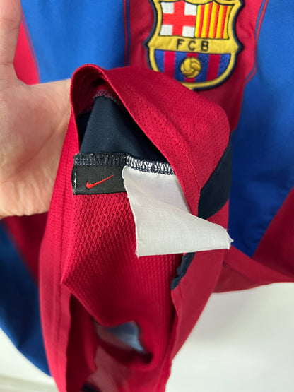 (L) Barcelona 2003-04 Home Shirt Ronaldinho #10