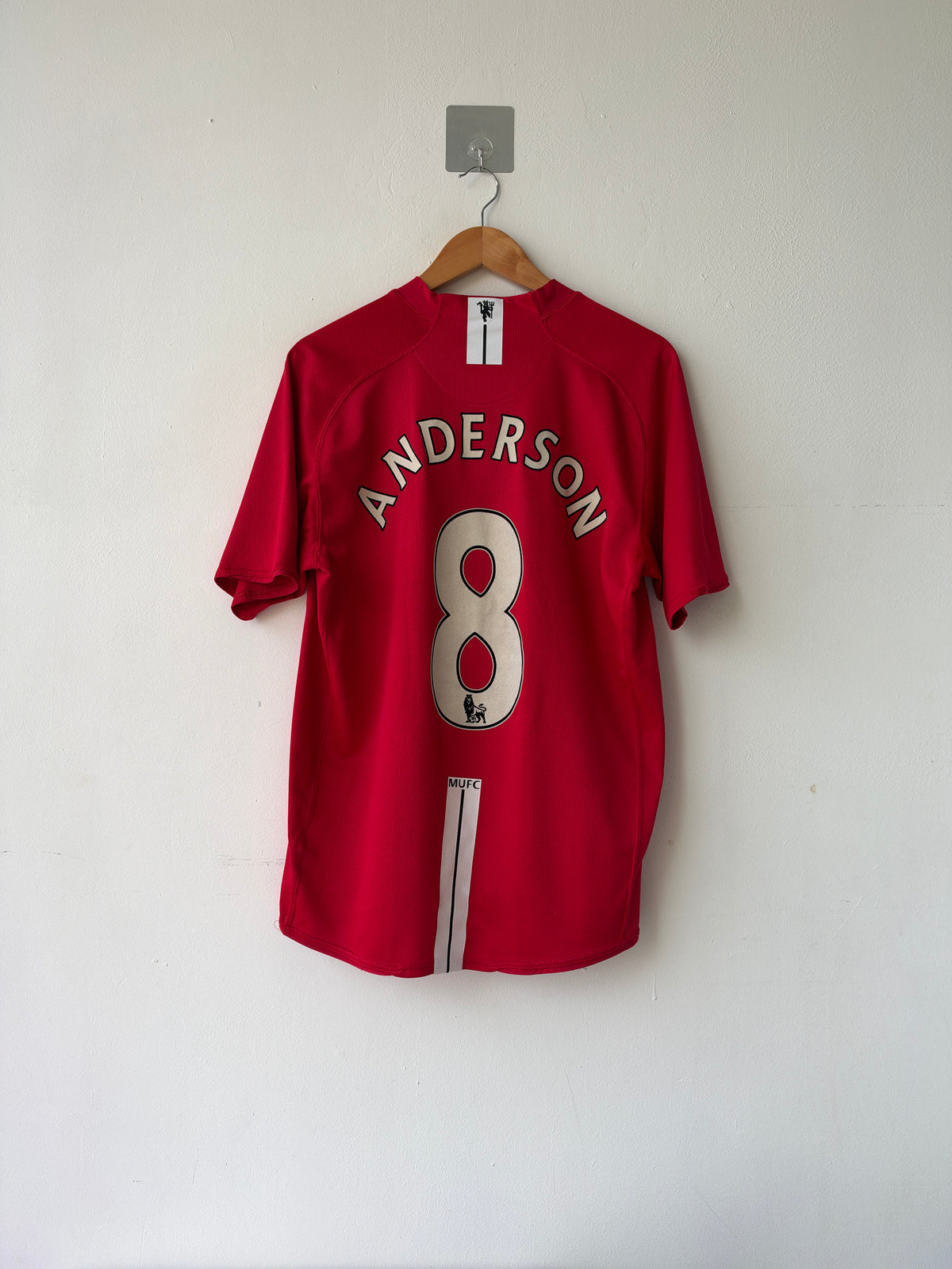 (L) Manchester United 2007-09 Home Shirt Anderson #8