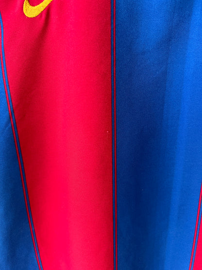 (L) Barcelona 2003-04 Home Shirt Ronaldinho #10