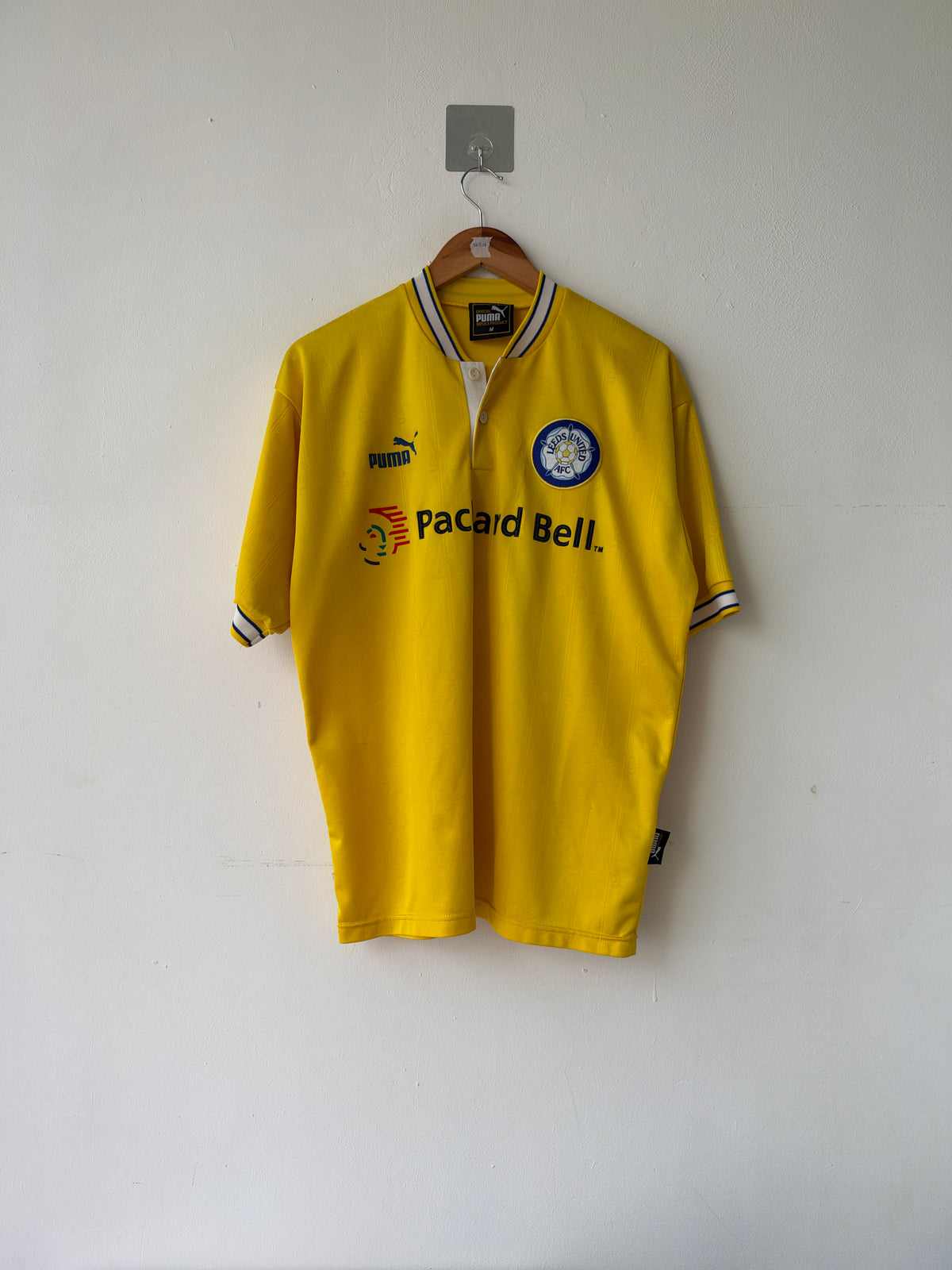 (M fits L) Leeds United 1998-99 Third Shirt Rush #9