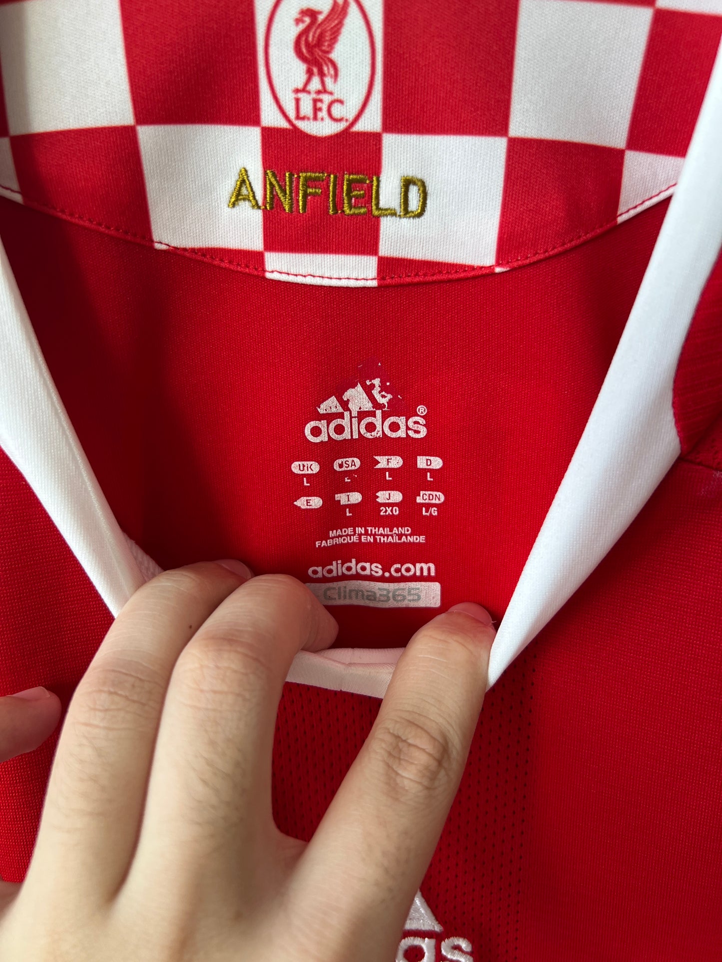 (L) Liverpool 2008-10 Home Long Sleeve Shirt Torres #9 (NEW)