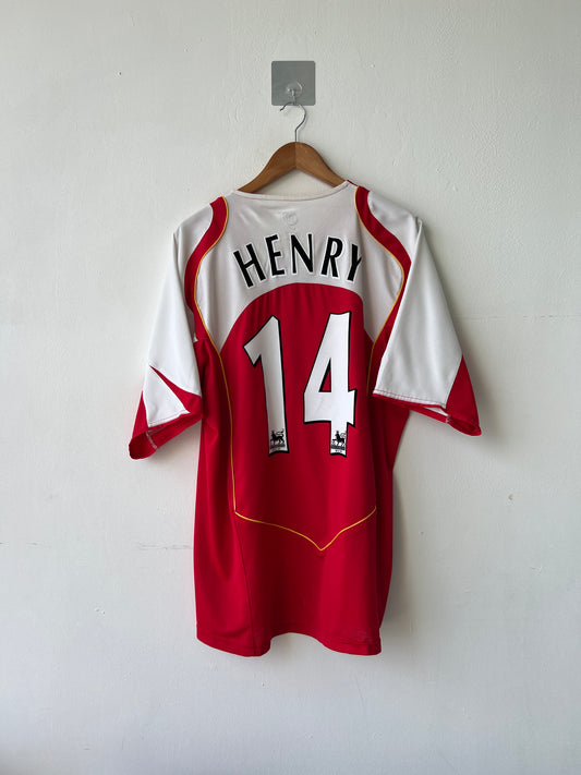 (XL) Arsenal 2004-05 Home Shirt Henry #14