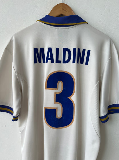 (L) Italy 1996-97 Away Shirt Maldini #3