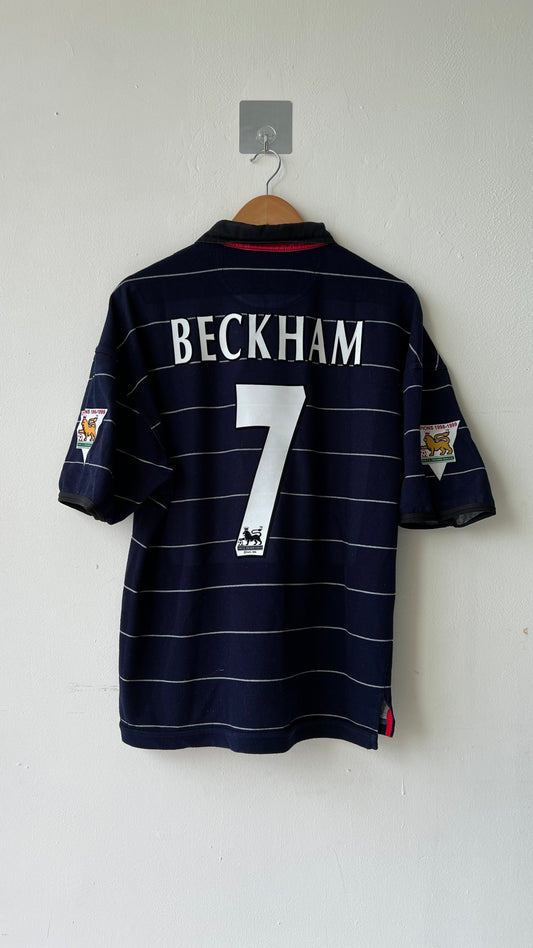 Manchester United 1999-00 Away Shirt Beckham #7 (L)
