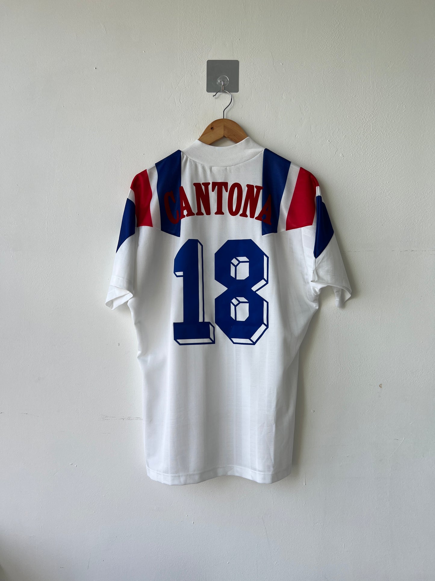 (M) France 1992-94 Away Shirt Cantona #18