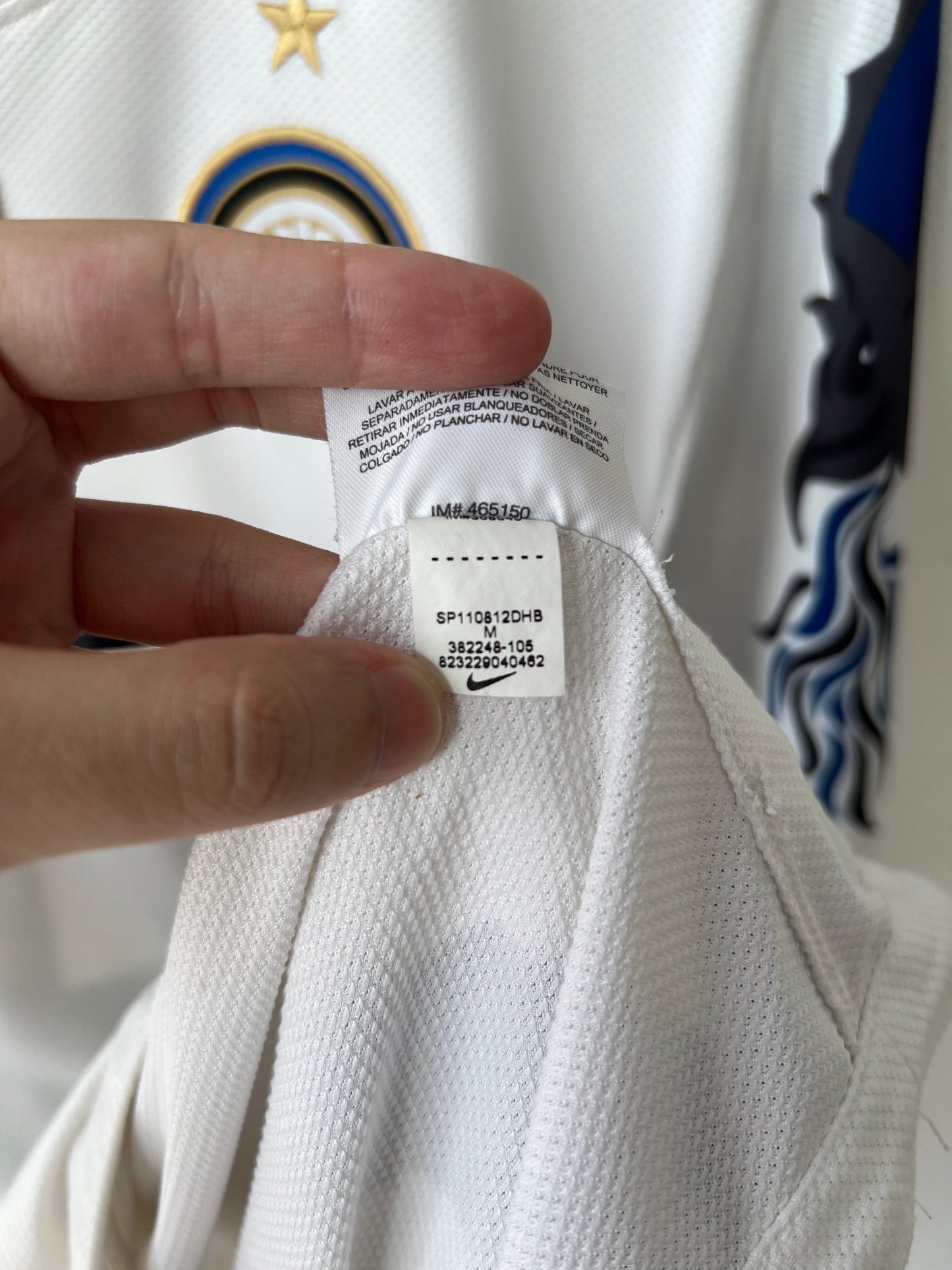 (M) Inter Milan 2010-11 Away Shirt J. Zanetti #4