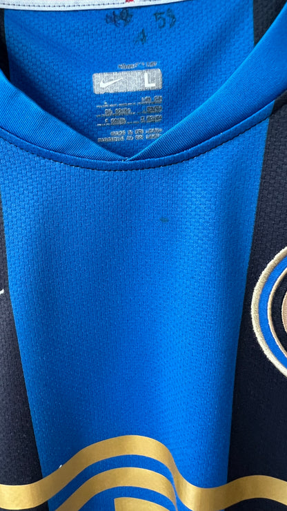 Inter Milan 2008-09 Home Shirt Ibrahimovic #8 (L)