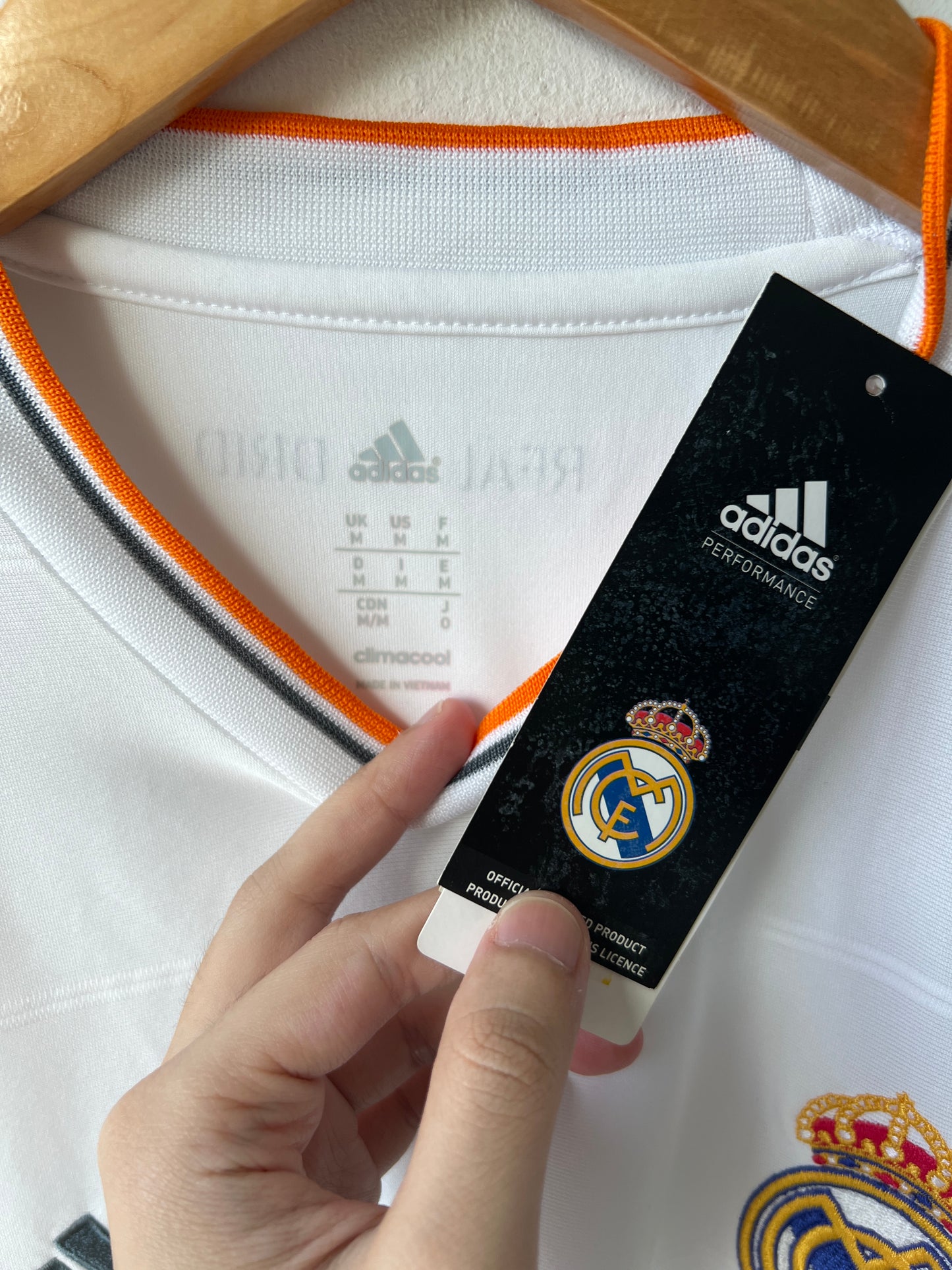 (M) Real Madrid 2013-14 Home Shirt Bale #11 (NEW)
