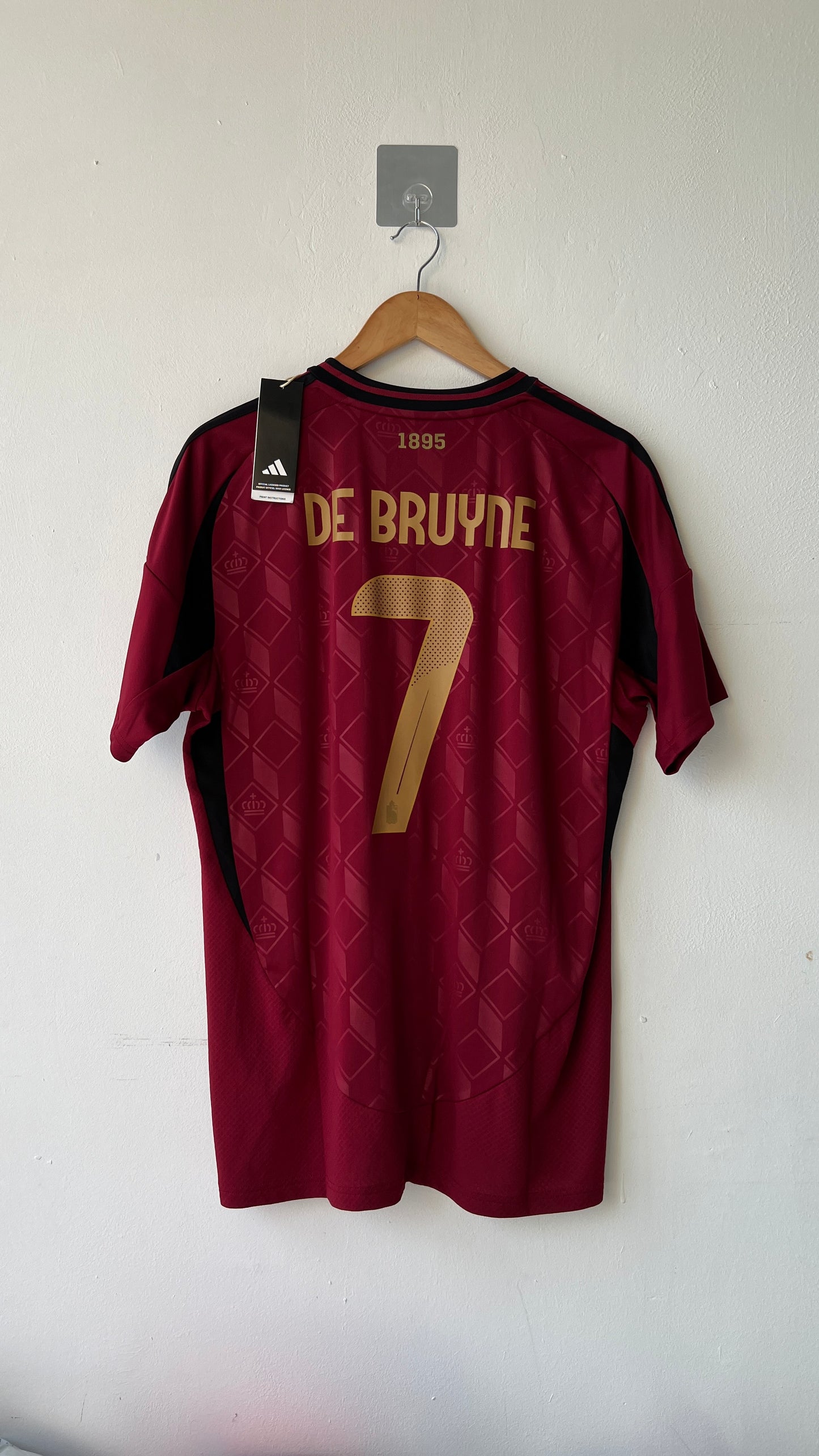Belgium 2024-25 Home Shirt De Bruyne #7 (L)