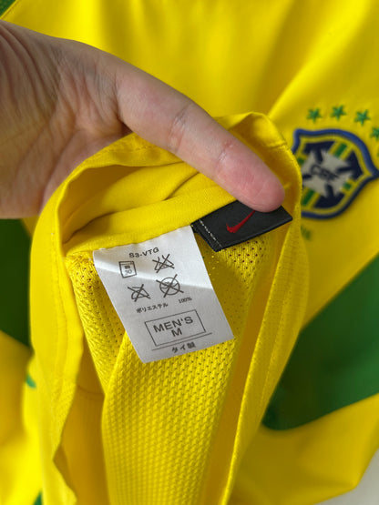 (M) Brazil 2002-04 Home Shirt Ronaldinho #11