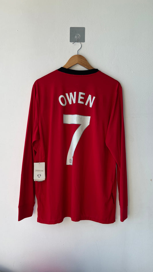 Manchester United 2009-10 Home LS Shirt Owen #7 (Brand New) (L)
