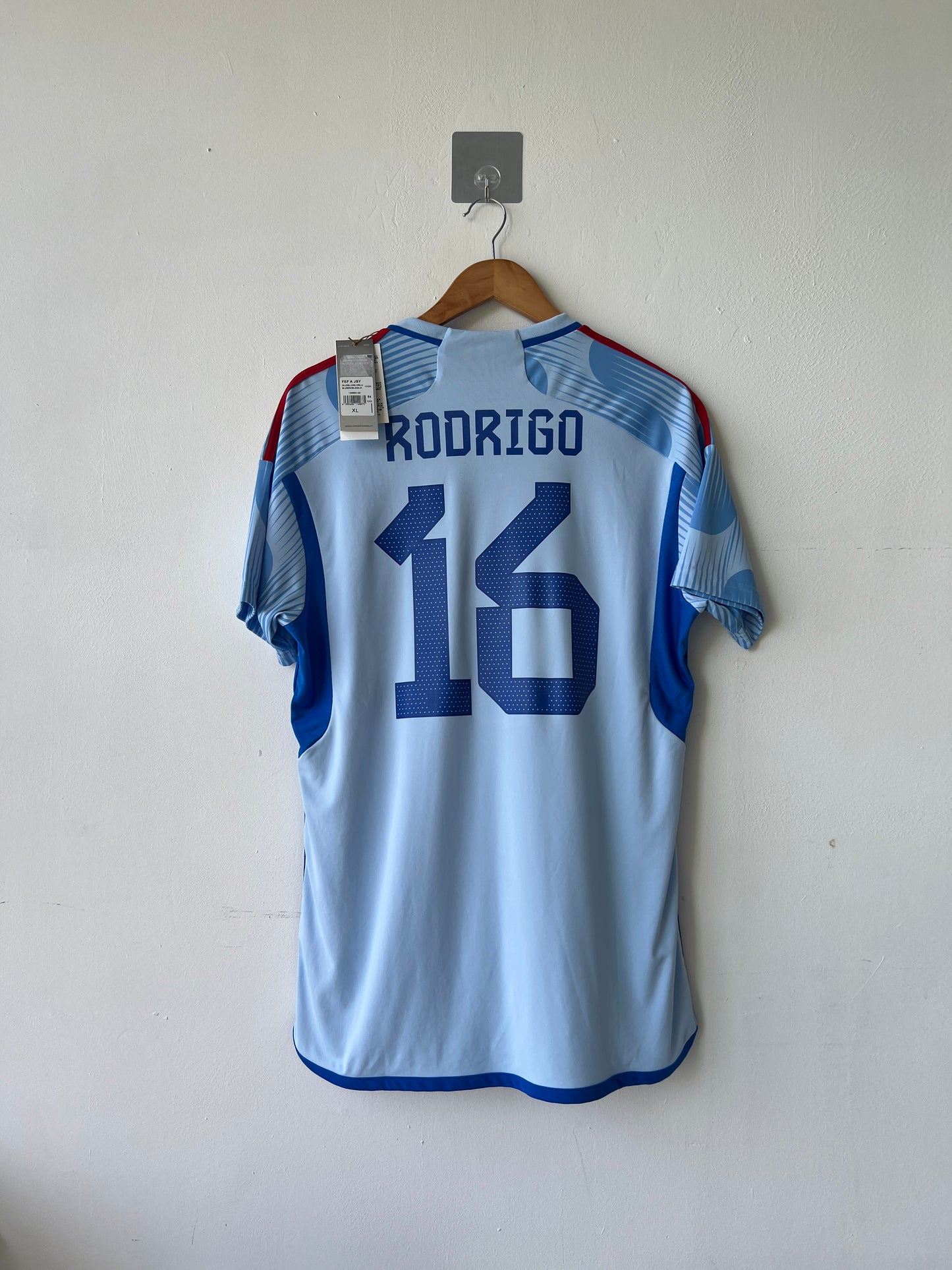 (L) Spain 2022-23 Away Shirt Rodrigo #16 (NEW)