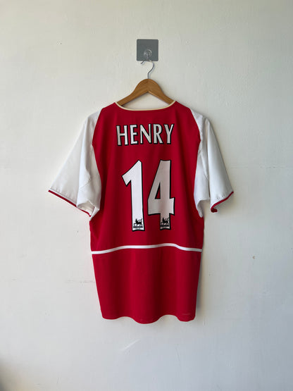 Arsenal 2002-04 Home Shirt Henry #14 (M)