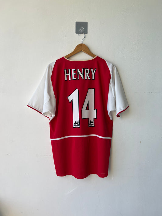 Arsenal 2002-04 Home Shirt Henry #14 (M)
