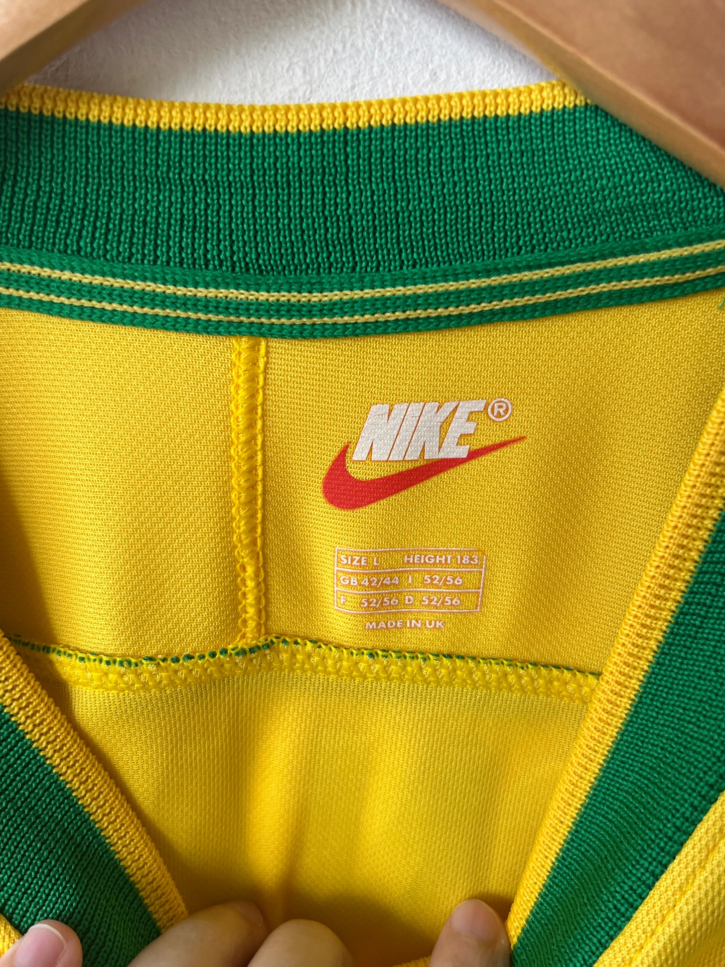 (L) Brazil 1998-00 Home Shirt Ronaldo #9