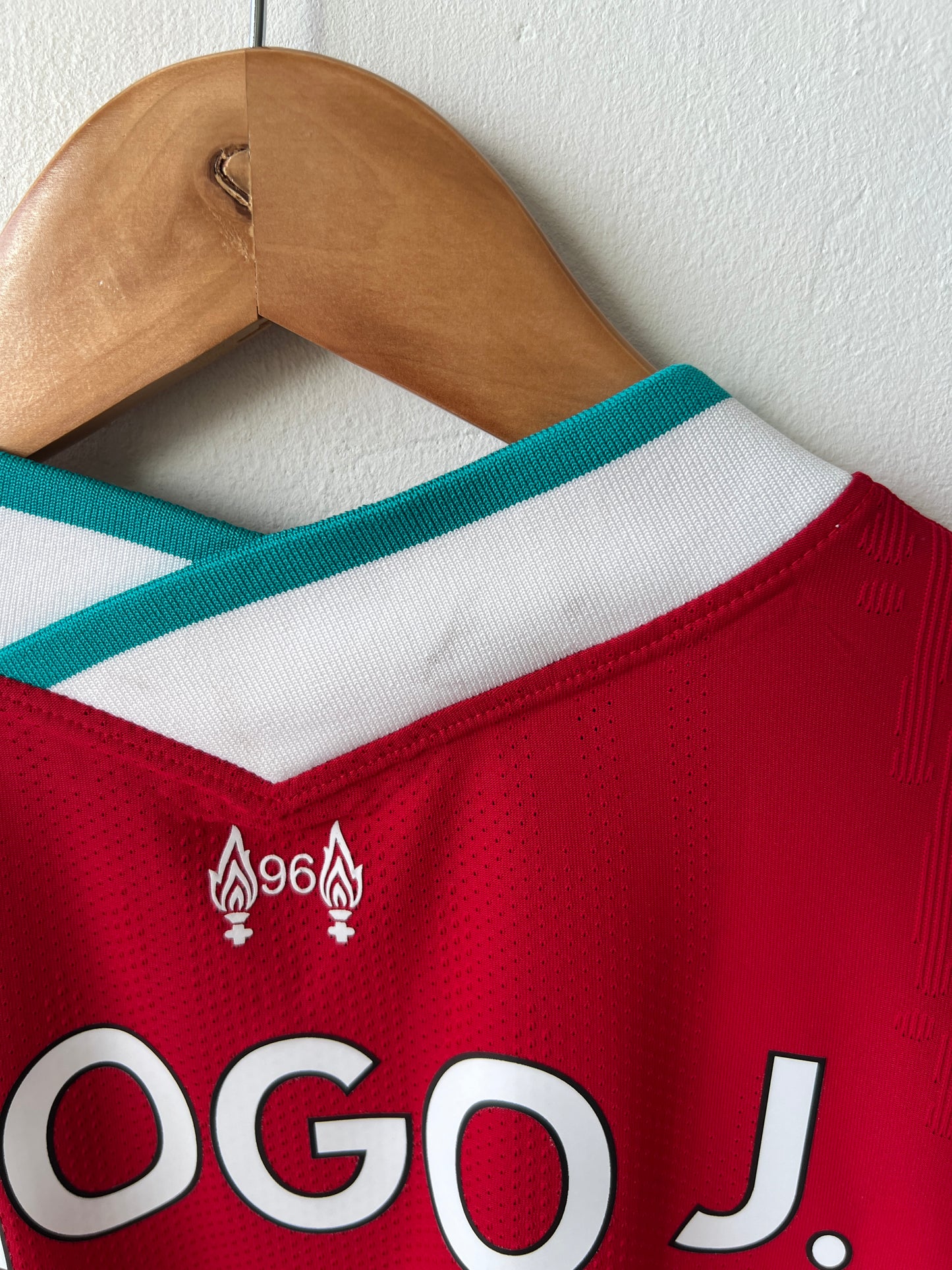 (L) Liverpool 2020-21 Home Player Version Shirt Diogo Jota #20