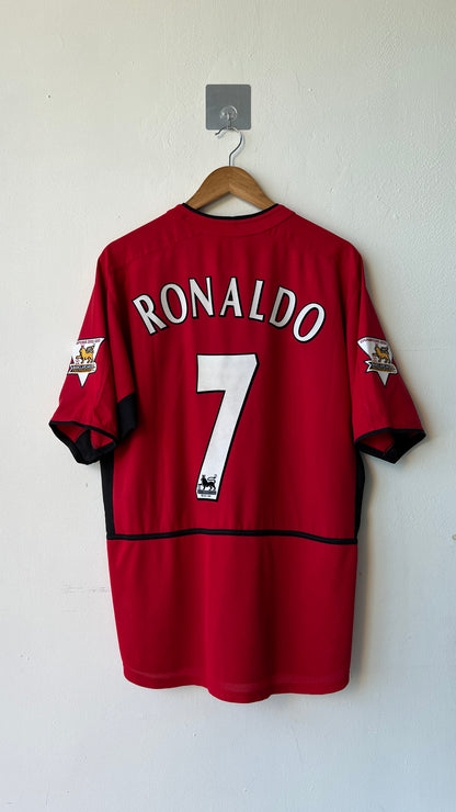 Manchester United 2002-04 Home Shirt Ronaldo #7 (L)