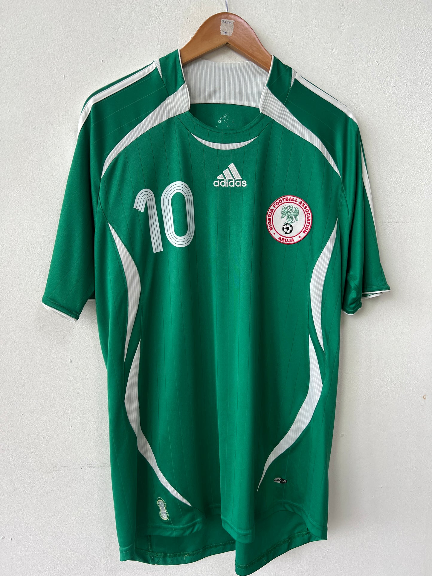 (L) Nigeria 2006-07 Home Shirt Okocha #10