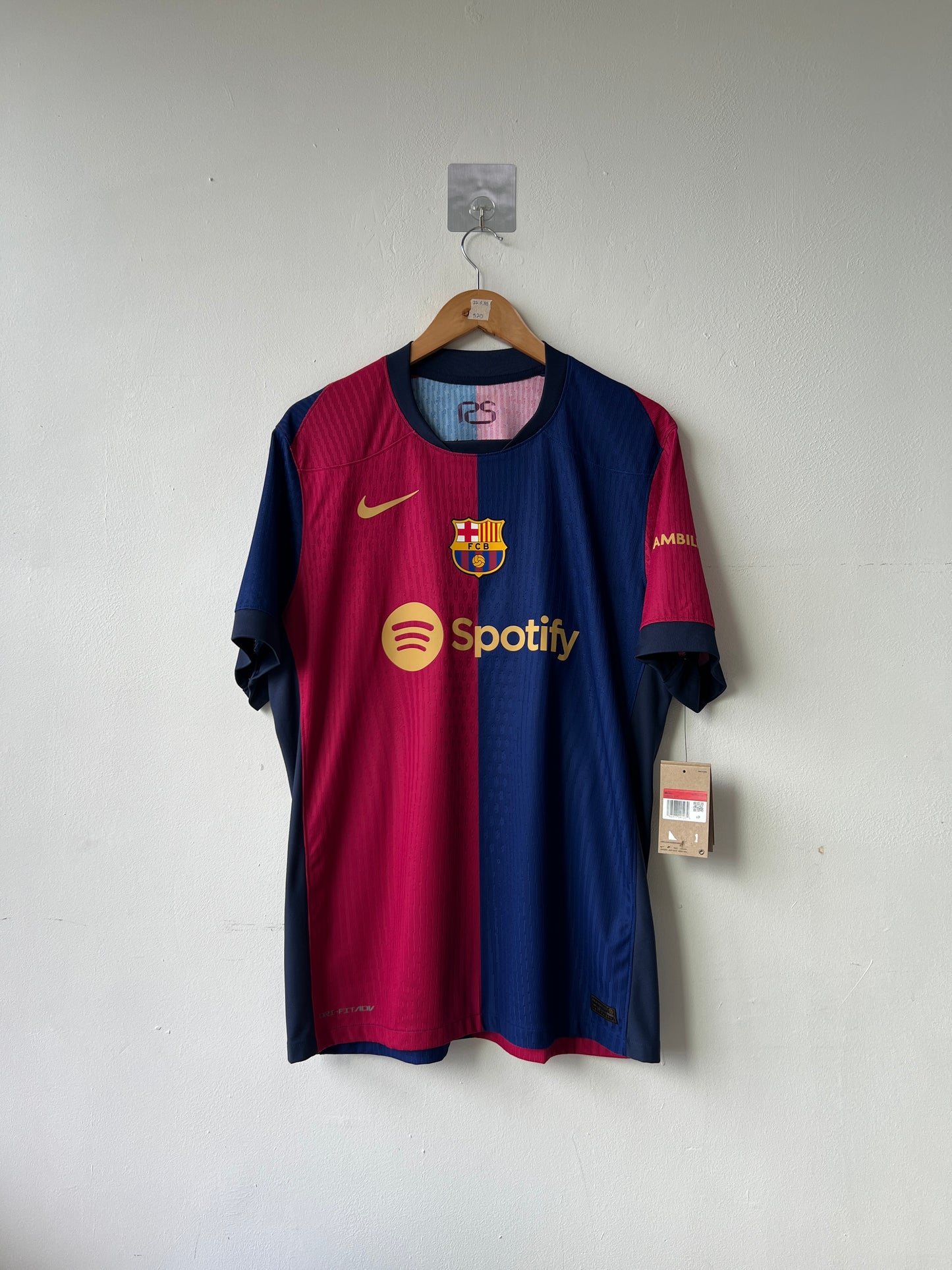 (L) Barcelona 2024-25 Home Player Version Shirt (NEW)