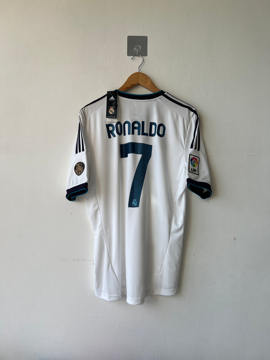 Real Madrid 2012-13 Home Shirt Ronaldo #7 (Brand New) (L)