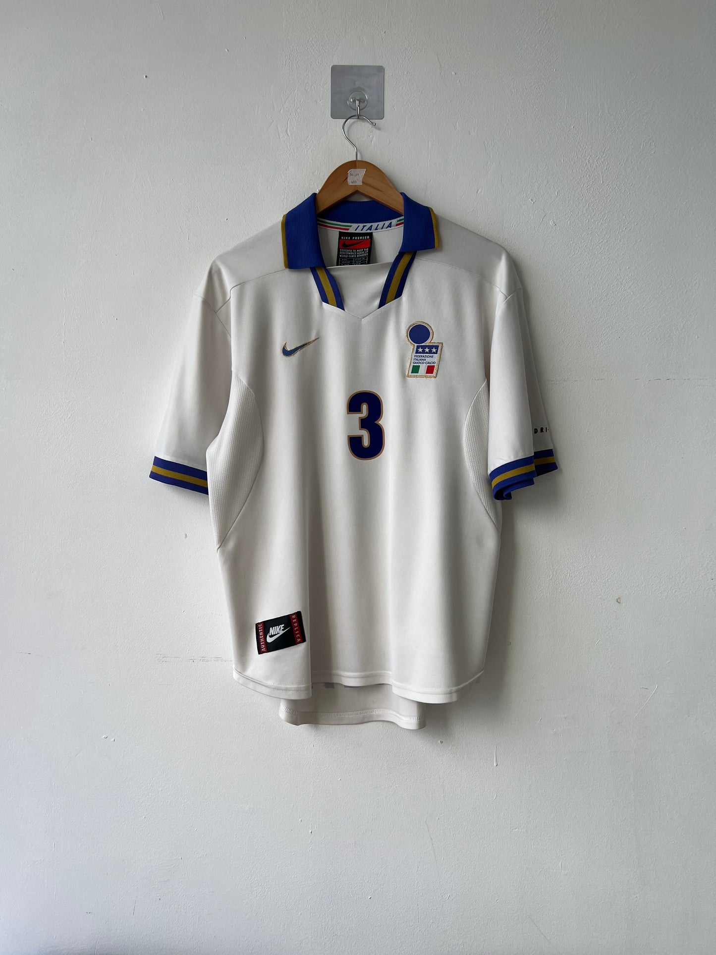 (L) Italy 1996-97 Away Shirt Maldini #3