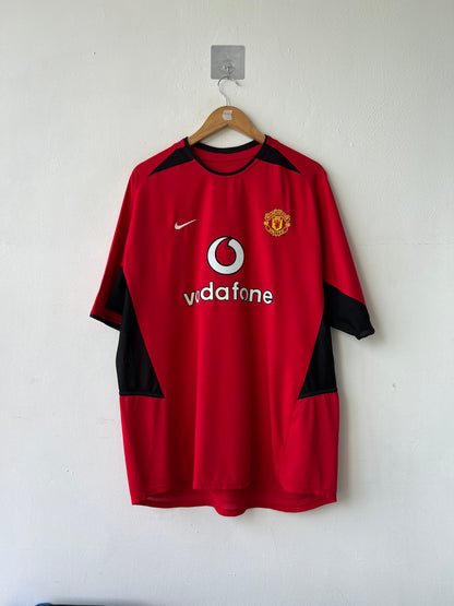 (XL) Manchester United 2002-04 Home Shirt Ronaldo #7