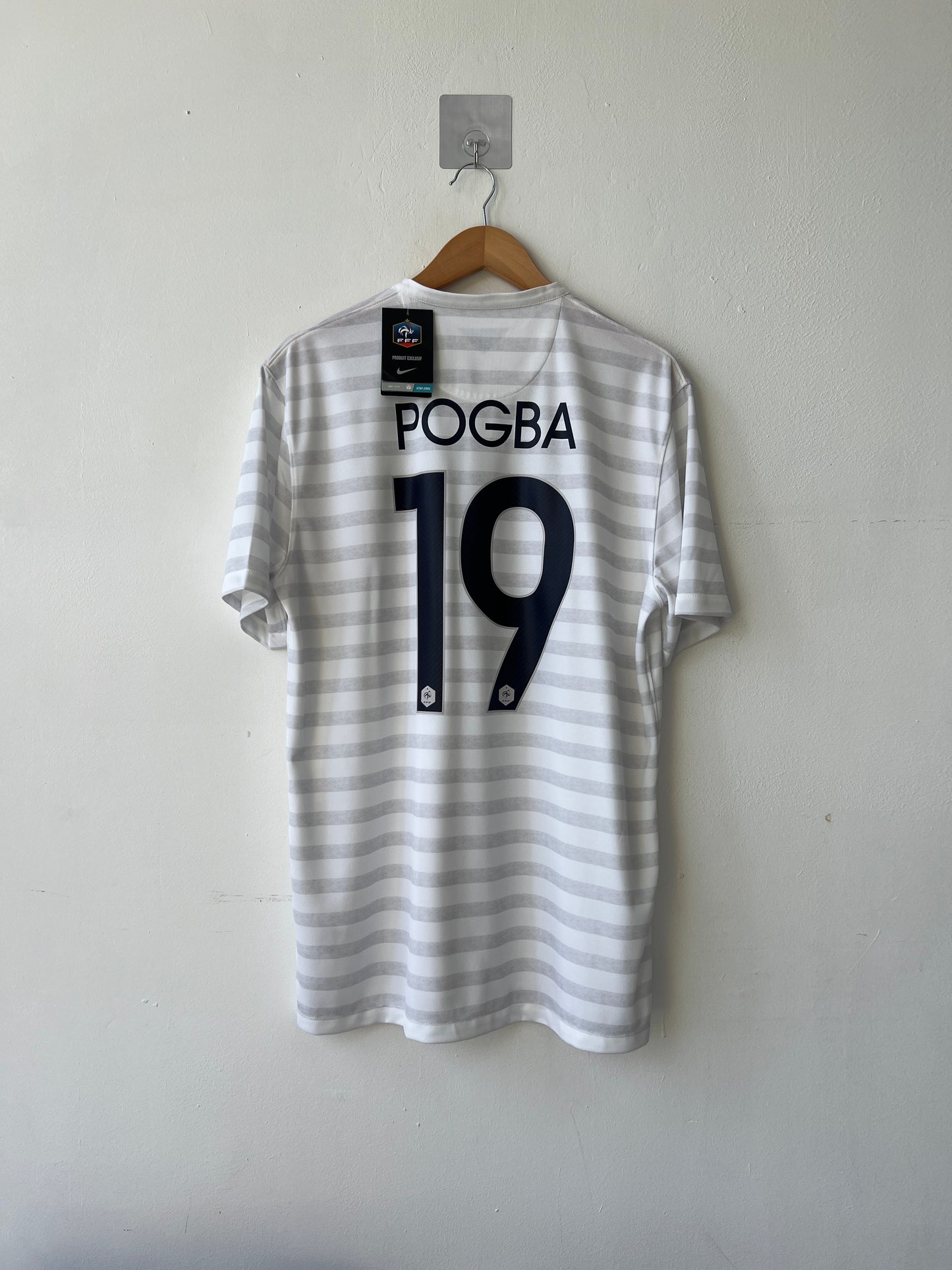 (L) France 2014-15 Away Shirt Pogba #19 (NEW)