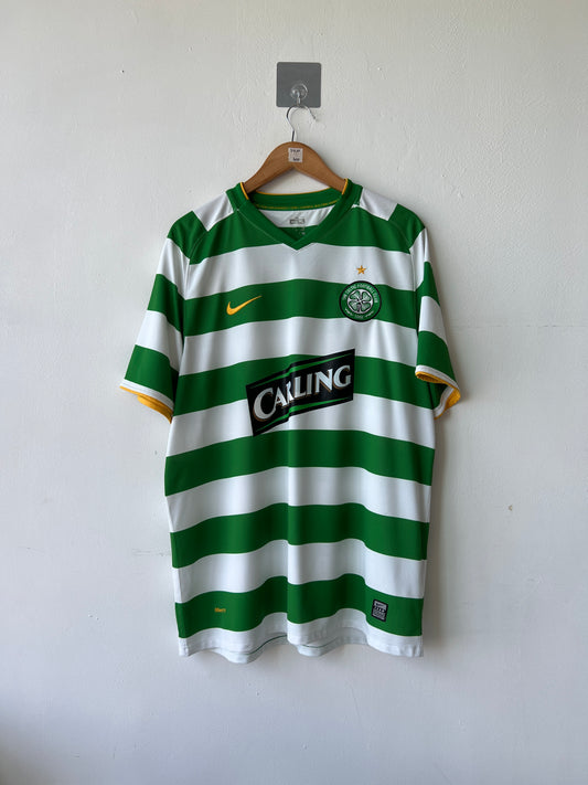 (XL) Celtic 2008-10 Home Shirt Nakamura #25