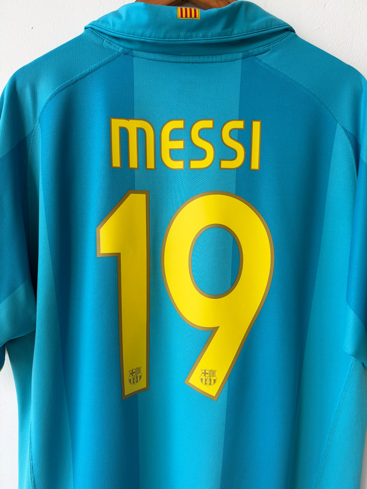 (XL) Barcelona 2007-09 Away Shirt Messi #19