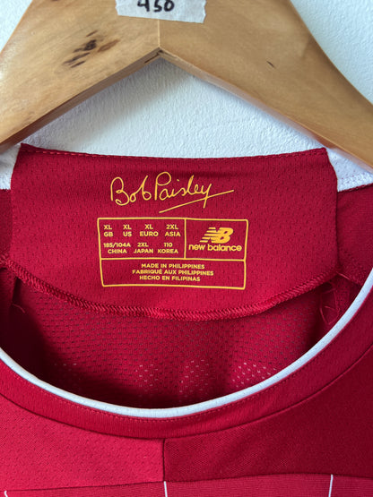 Liverpool 2019-20 Home Long Sleeve Shirt M. Salah #11 (NEW) (XL)