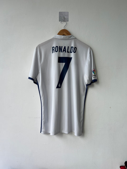 (L) Real Madrid 2016-17 Home Shirt Ronaldo #7