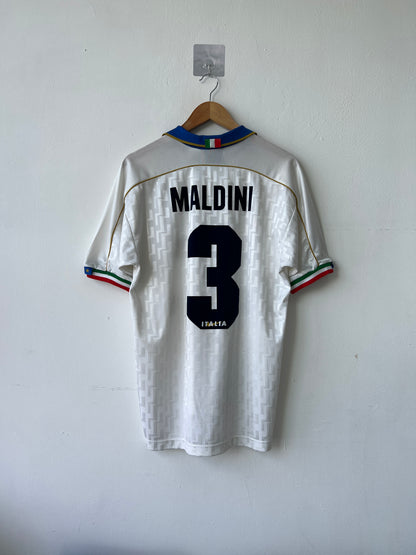 (M) Italy 1995-96 Away Shirt Maldini #3