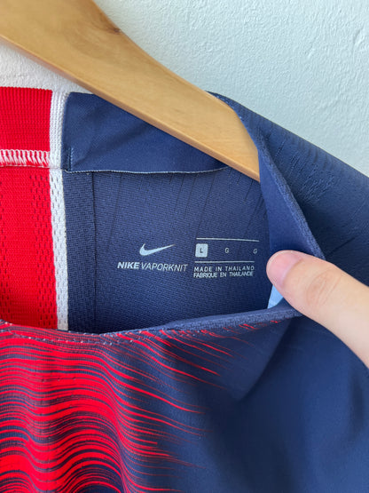 (L fits M) PSG 2018-19 Home Player Version Shirt Mbappe #29
