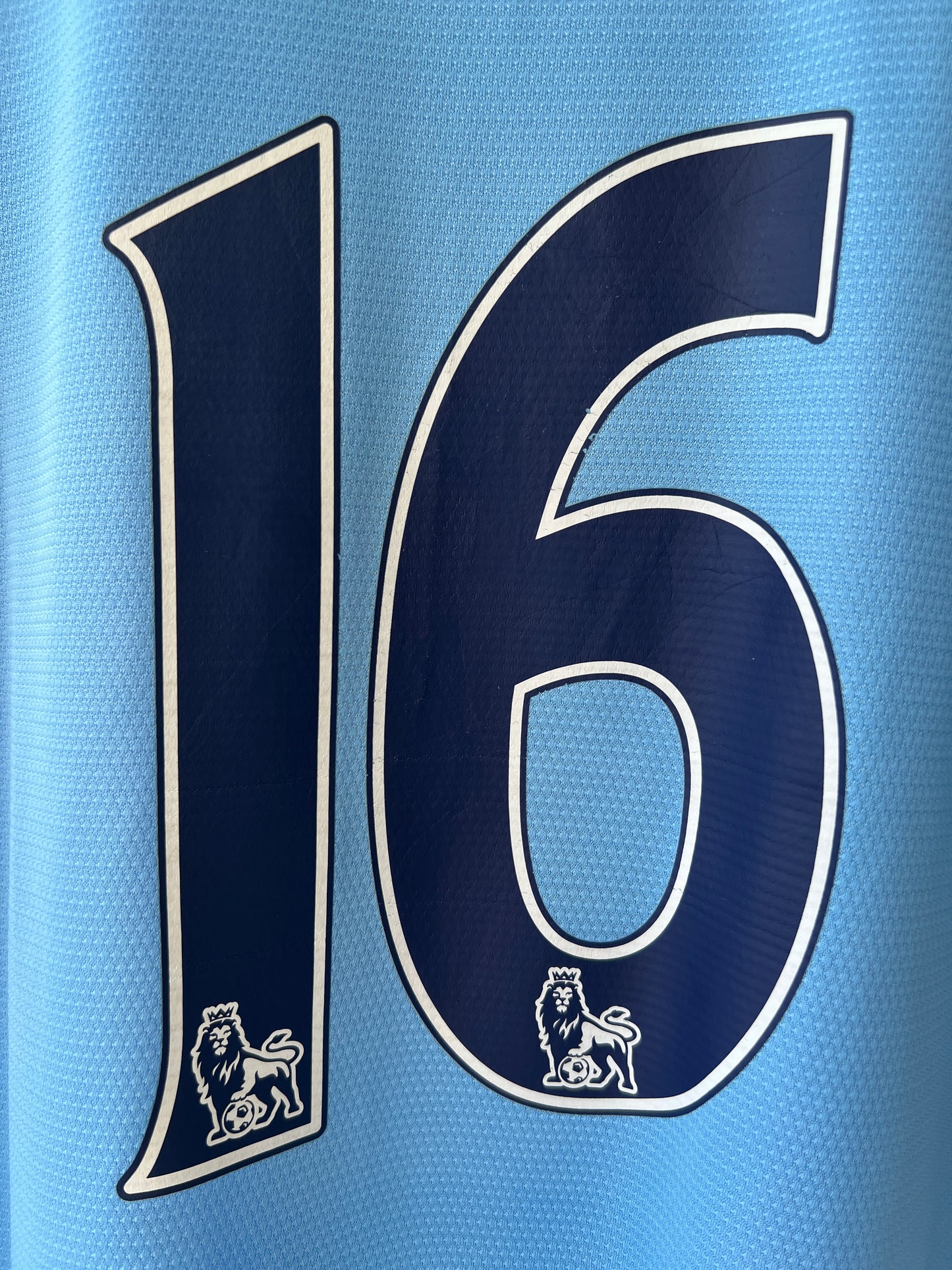 (M) Manchester City 2013-14 Home Shirt Kun Aguero #10
