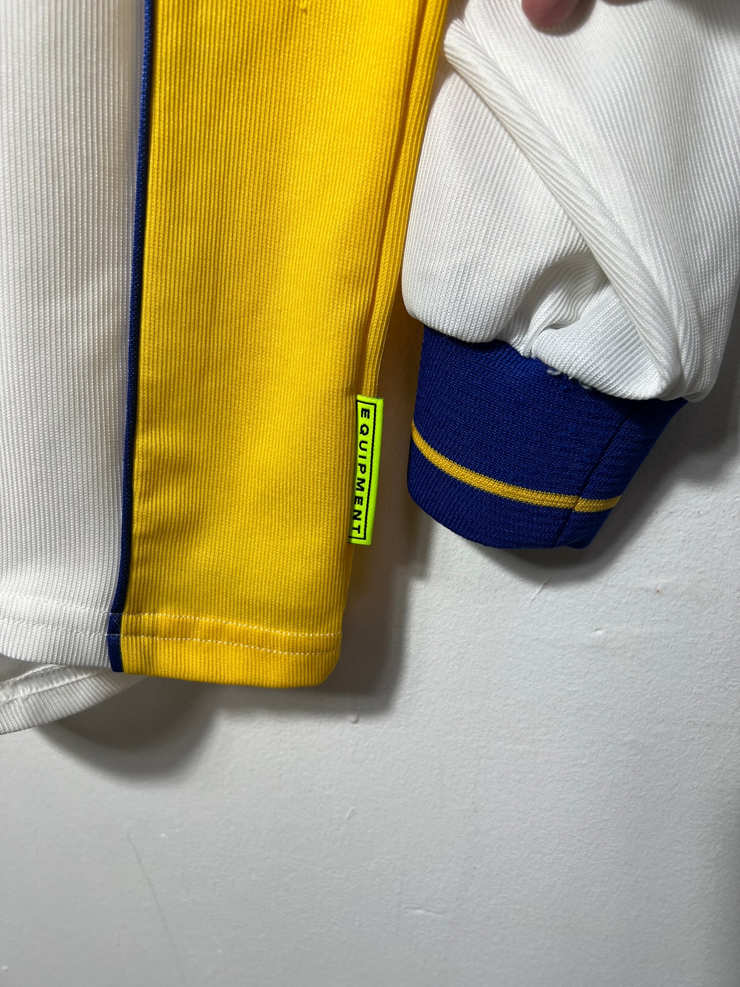 (L) Sweden 2000-02 Away Long Sleeve Player Version Larsson #20